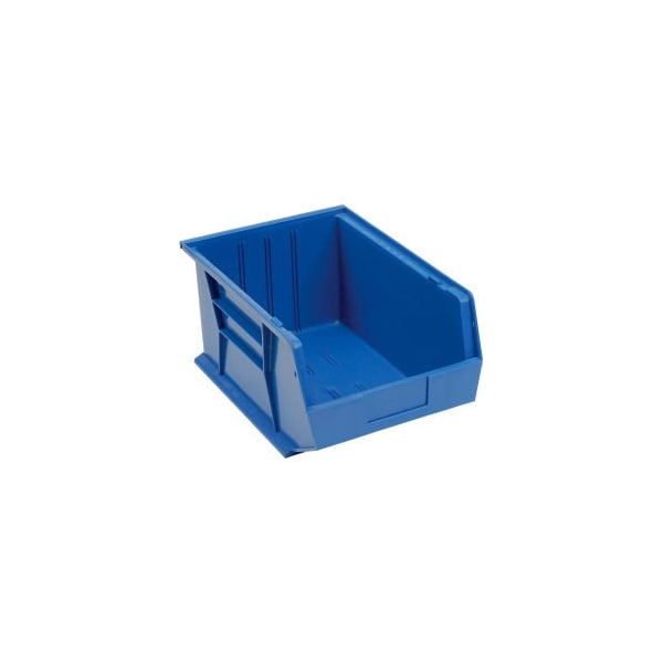 Quantum Storage Systems Hang & Stack Storage Bin, Plastic, Blue, 4 PK QUS255BL - main